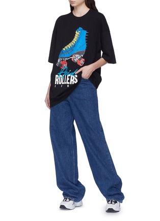 Figure View - Click To Enlarge - UNDERCOVER - 'Acid Rollers' slogan graphic print T-shirt