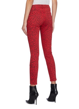 Back View - Click To Enlarge - CURRENT/ELLIOTT - 'The Stiletto' leopard print skinny jeans