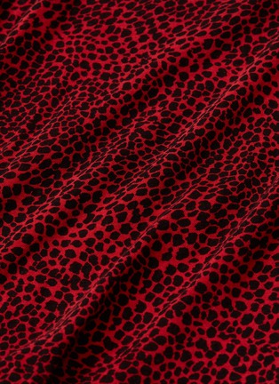  - CURRENT/ELLIOTT - 'The Sonic' cutout twist shoulder leopard print sleeveless top