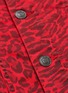  - CURRENT/ELLIOTT - 'The Baby' leopard print cropped denim trucker jacket