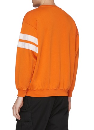 Back View - Click To Enlarge - GCDS - Stripe sleeve sweatshirt