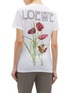 Back View - Click To Enlarge - LOEWE - Logo botanical print T-shirt