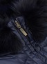  - GEMMI - Reversible fox fur collar long puffer gilet