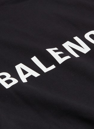  - BALENCIAGA - Logo print back hoodie