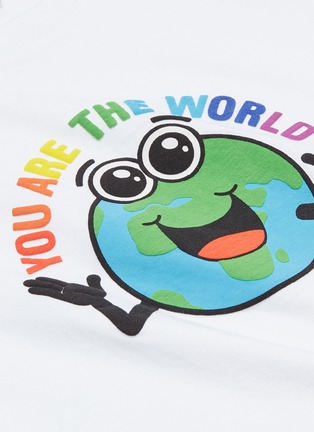  - BALENCIAGA - 'You Are The World' slogan graphic print T-shirt