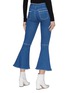 Back View - Click To Enlarge - HELEN LEE - Contrast topstitching flared jeans