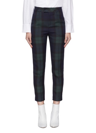 Main View - Click To Enlarge - HELEN LEE - X The Secret Life of Pets 'Max' dog embroidered tartan plaid suiting pants