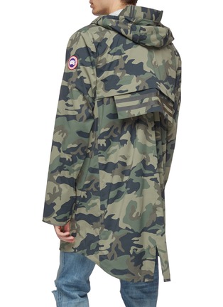 Back View - Click To Enlarge - CANADA GOOSE - 'Seawolf' camouflage print hooded windbreaker coat