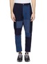 Main View - Click To Enlarge - FDMTL - Boro patchwork cropped jeans
