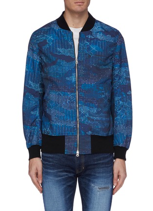 Main View - Click To Enlarge - FDMTL - Graphic camouflage print bomber jacket