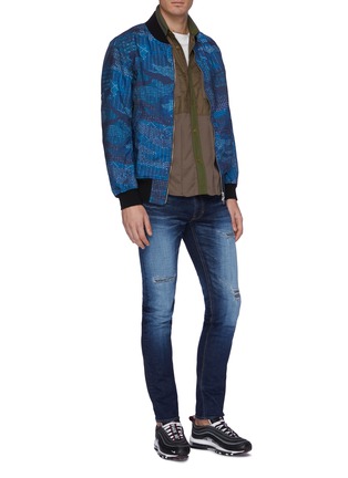 Figure View - Click To Enlarge - FDMTL - Graphic camouflage print bomber jacket