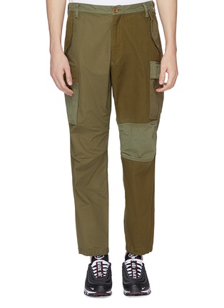 Main View - Click To Enlarge - FDMTL - Patchwork cargo pants