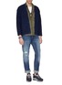 Figure View - Click To Enlarge - FDMTL - Contrast patch pocket cardigan