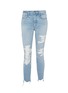 Main View - Click To Enlarge - GRLFRND - 'Karolina' ripped frayed cuff jeans