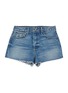 Main View - Click To Enlarge - GRLFRND - 'Cindy' frayed cuff denim shorts