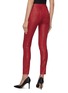 Back View - Click To Enlarge - J BRAND - Zip cuff skinny leather pants