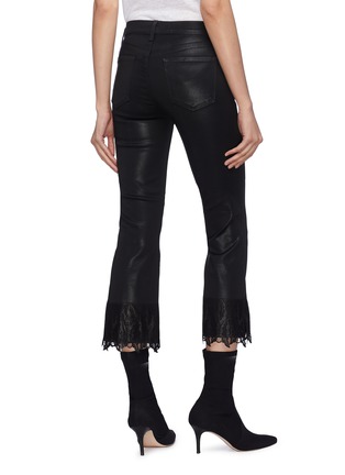 Back View - Click To Enlarge - J BRAND - 'Selena' lace cuff cropped boot cut pants