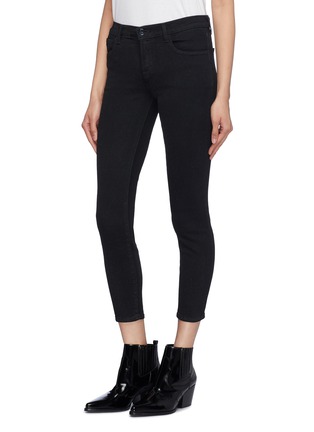 Front View - Click To Enlarge - J BRAND - '835' glitter cropped skinny jeans