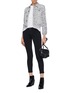 Figure View - Click To Enlarge - J BRAND - '835' glitter cropped skinny jeans