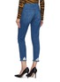 Back View - Click To Enlarge - J BRAND - 'Sadey' ripped cuff cropped jeans