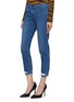 Front View - Click To Enlarge - J BRAND - 'Sadey' ripped cuff cropped jeans