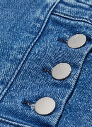 Detail View - Click To Enlarge - J BRAND - 'Natasha' side button fly cropped skinny jeans