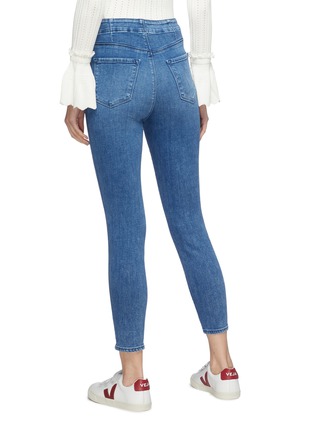Back View - Click To Enlarge - J BRAND - 'Natasha' side button fly cropped skinny jeans