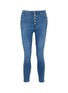 Main View - Click To Enlarge - J BRAND - 'Natasha' side button fly cropped skinny jeans