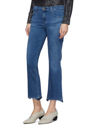 Front View - Click To Enlarge - J BRAND - 'Selena' let-out cuff boot cut jeans