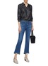 Figure View - Click To Enlarge - J BRAND - 'Selena' let-out cuff boot cut jeans