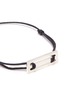 Detail View - Click To Enlarge - LE GRAMME - Le 25/10g' silver charm cord bracelet