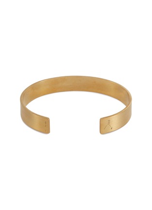 Detail View - Click To Enlarge - LE GRAMME - 'Le 33 Grammes' brushed 18k yellow gold cuff