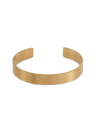 Main View - Click To Enlarge - LE GRAMME - 'Le 33 Grammes' brushed 18k yellow gold cuff