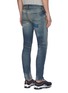 Back View - Click To Enlarge - FDMTL - Patchwork rip-and-repair skinny jeans