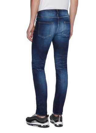 Back View - Click To Enlarge - FDMTL - Rip-and-repair skinny jeans