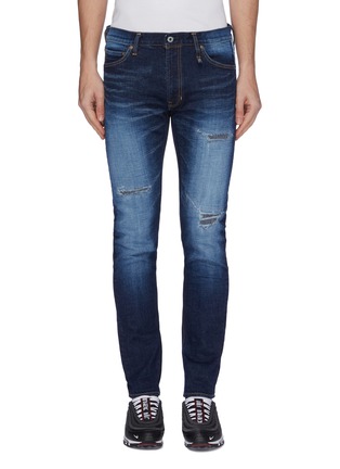 Main View - Click To Enlarge - FDMTL - Rip-and-repair skinny jeans