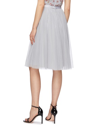 Back View - Click To Enlarge - NEEDLE & THREAD - 'Dotted' tulle midi skirt