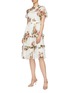 Figure View - Click To Enlarge - NEEDLE & THREAD - 'Venetian Lurex' embellished floral print tiered dress