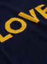  - KULE - 'The Love' slogan intarsia cashmere sweater