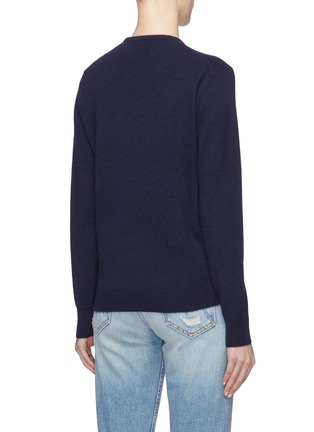 Back View - Click To Enlarge - KULE - 'The Love' slogan intarsia cashmere sweater