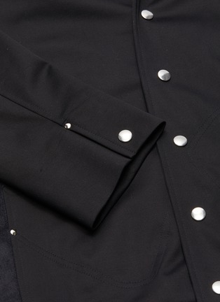  - MACKINTOSH - Faux suede panel shirt jacket
