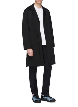 Figure View - Click To Enlarge - MACKINTOSH - Belted concealed placket coat