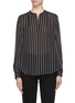 Main View - Click To Enlarge - L'AGENCE - 'Bardot' stripe silk blouse