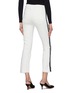 Back View - Click To Enlarge - MOTHER - 'The Insider Crop Step Fray' stripe outseam jeans