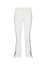 Main View - Click To Enlarge - MOTHER - 'The Insider Crop Step Fray' stripe outseam jeans