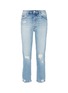 Main View - Click To Enlarge - MOTHER - 'The Tomcat' ripped straight leg jeans