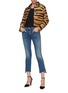Figure View - Click To Enlarge - MOTHER - 'The Insider Crop Step Fray' stud outseam jeans