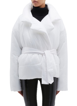 Main View - Click To Enlarge - NORMA KAMALI - 'Sleeping Bag' packable oversized puffer car coat