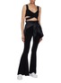 Figure View - Click To Enlarge - NORMA KAMALI - 'Fishtail' flared pants