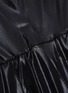  - NORMA KAMALI - 'Rectangle' belted slit front coated jumpsuit